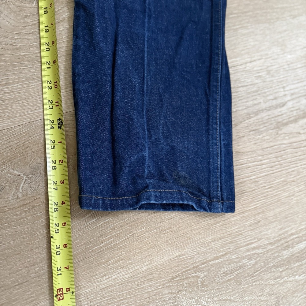 Wrangler Cowboy Cut Retro Slim Straight Jeans Mens 38x30 Blue Denim Western - Picture 7 of 10
